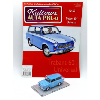 Trabant 601 Universal Kombi + gazetka - skala 1:43 - DeAgostini Kultowe Auta PRL